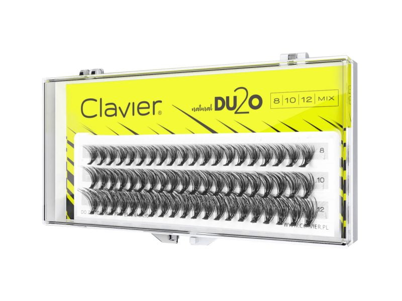 Kępki Rzęs MIX Clavier 8-10-12mm – D2UO Double Volume