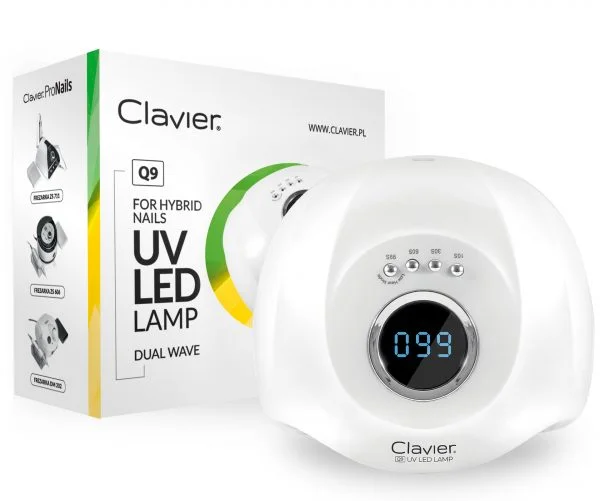 90W Lampa do Paznokci, Hybryd- LED UV (45 diod) Clavier Q9