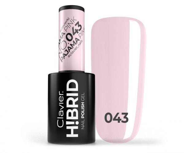 Lakier hybrydowy H!BRID – 043 Pajama pink