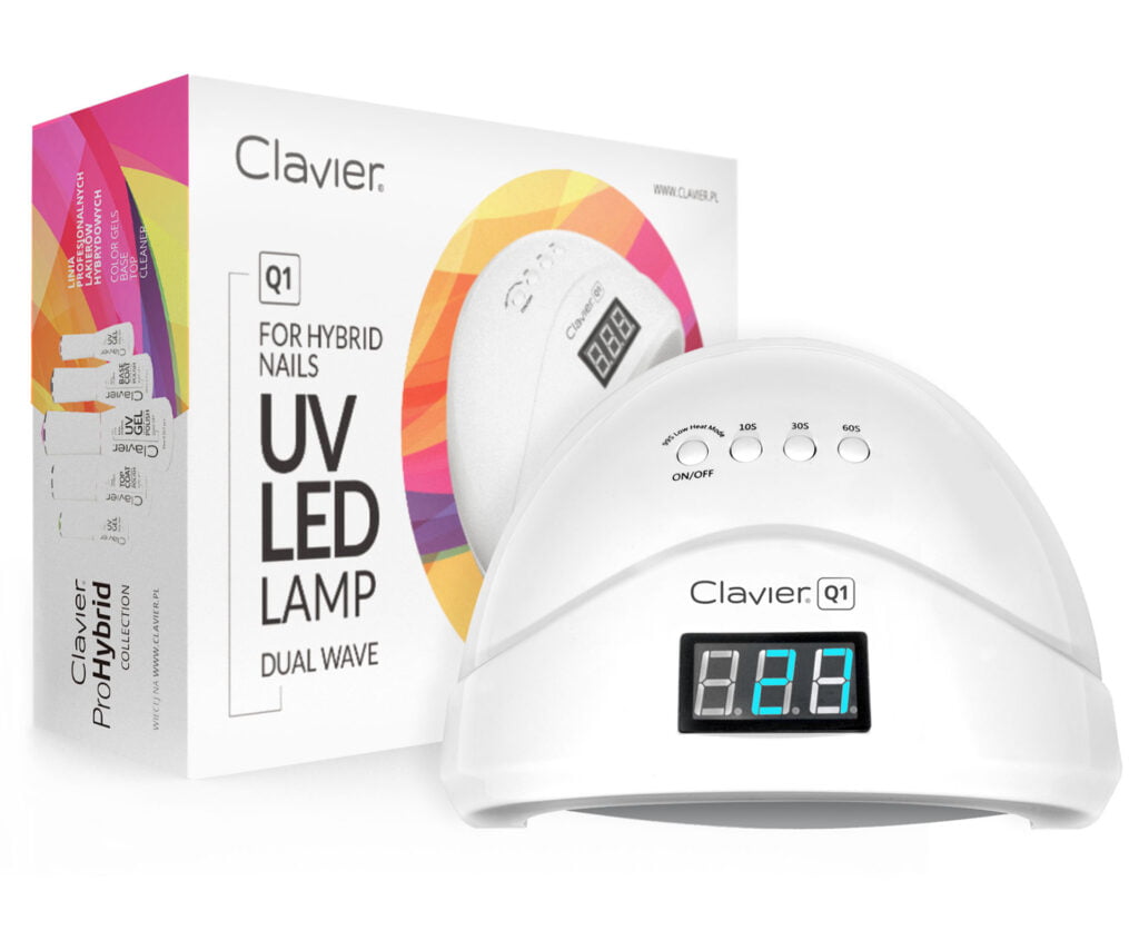 Lampa UV LED do Paznokci – CLAVIER – Q1, Hybryd, Żeli 48W