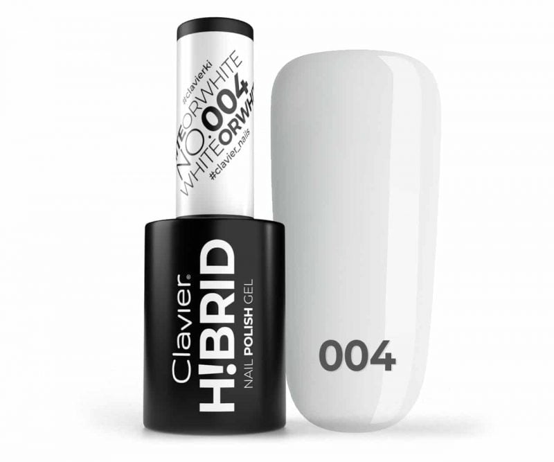 Lakier hybrydowy H!BRID – 004 White or White